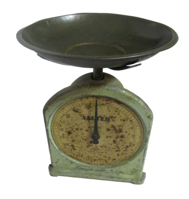Vintage Salter No 34 Household Mechanical Scale 20lb X 1 OZ