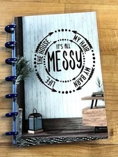 Messy Life Barnhouse Front/Back Cover Set 4 use with MINI HAPPY Planner~