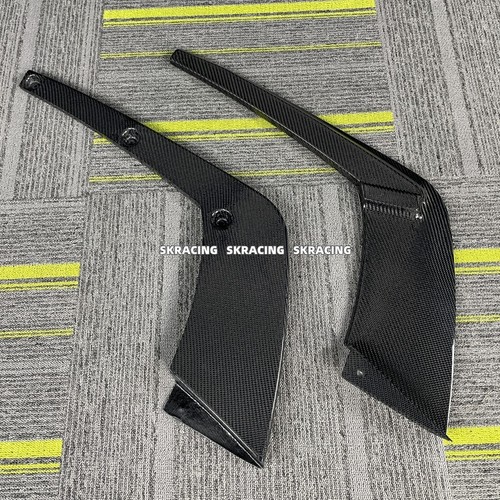 For BMW F06 F12 F13 M6 2013-2018 Real Carbon Fiber Rear Diffuser Protect Lip 2PC - Picture 9 of 17