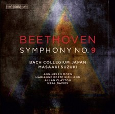 Beethoven Symphony 9 w/Bach Collegium Japan Super Audio SACD, 2019, BIS 