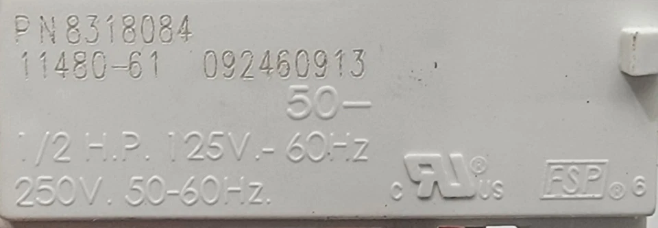 Interruptor de tapa de puerta de rodillo de lavadora genuino pieza #8318084 Foto 4 de 4