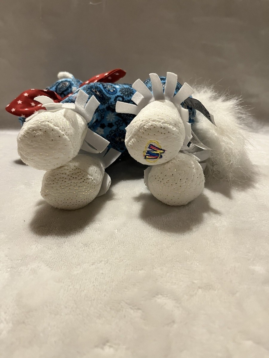Webkinz Rockerz Horse Country Star Stuffed Plush Blue No Code