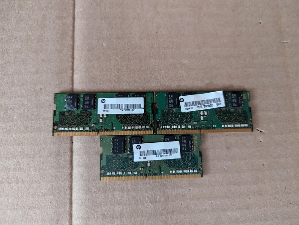 3X SAMSUNG 4GB 1RX8 PC4-2133P-SA0-10 M471A5143DB0-CPB SODIMM DDR4 RAM N6-4(4) - Image 2 of 2