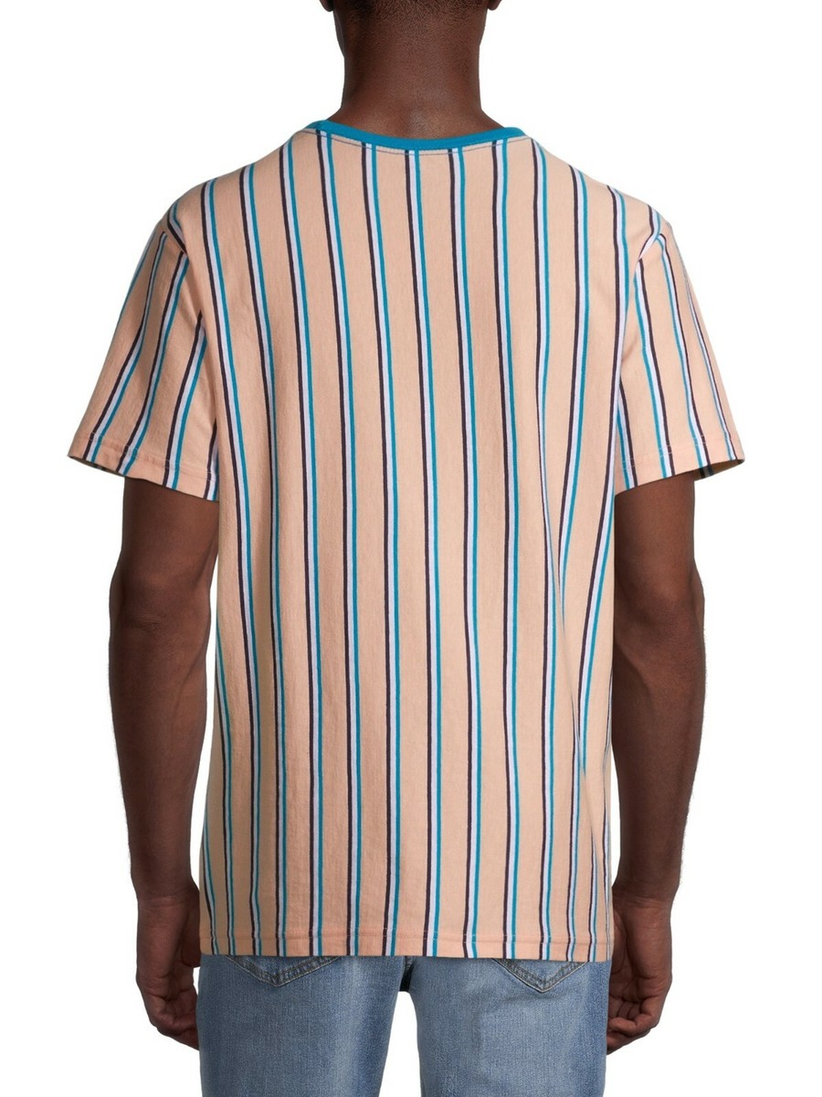 No Boundaries Men's 2XL(50/52) Striped L.A. California Cotton T
