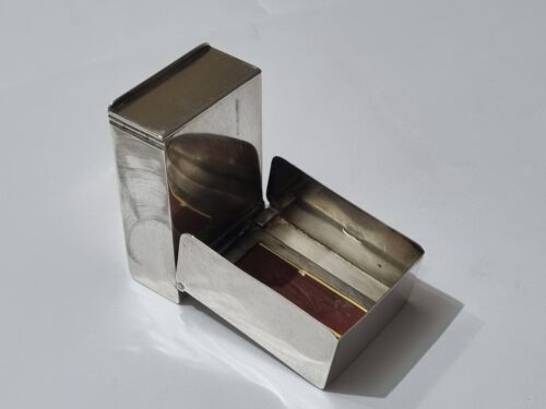 RARE George V Solid Silver "Wind Screen Matchbox" Vesta by Cohen & Charles 1916 - Picture 7 of 23