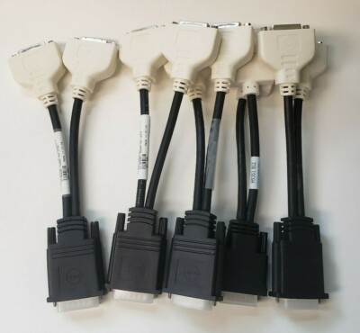Lot of 5 Genuine Dell MOLEX CN-0H9361-52204, DMS-59 to Dual DVI Splitter Cable 