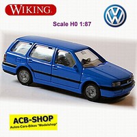 Vw Golf 3 Variant 1993-95 Himmelblau Blue 1:87 Wiking 054 01