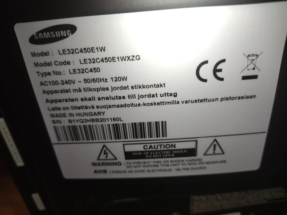 ✅Samsung LE32C450E1W TV Fernseher - Bild 2 von 2