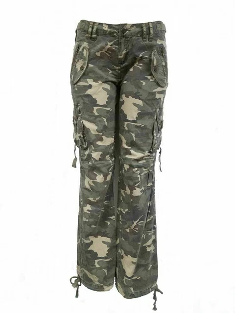 Pantalones del ejército de camuflaje para Mujeres