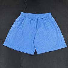 Vintage 90s Eagle USA Gym Shorts Mens Large Blue Nylon Made in USA