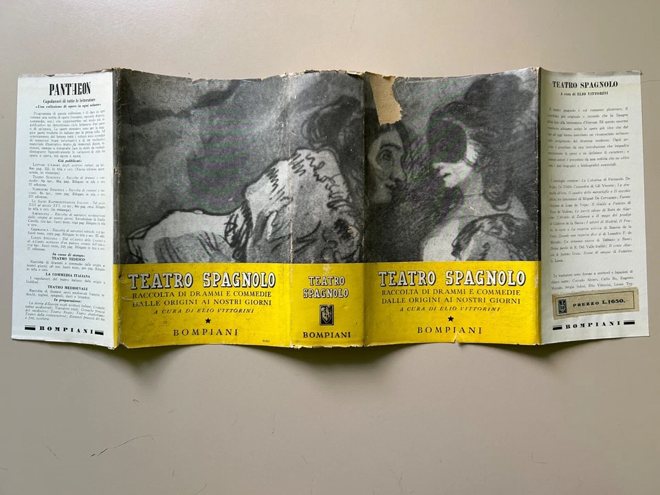 Teatro spagnolo a cura di Elio Vittorini Ed. Bompiani 1944 - Immagine 2 di 4