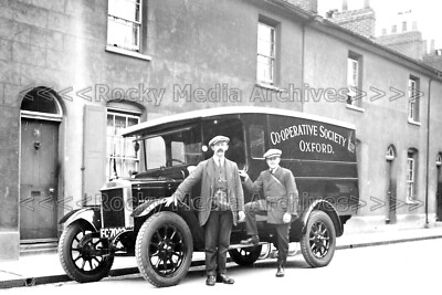 Fhj-22 Co-operative Morris Van, Oxford, Oxfordshire 1920. Foto