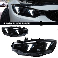 LED Headlights Assembly For BMW 4 Series F32 F36 F82 Xenon/HID Facelift L+R