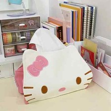 Sanrio Hello Kiity Tissue Box Cartoon Kt Cat Paper Napkin Case