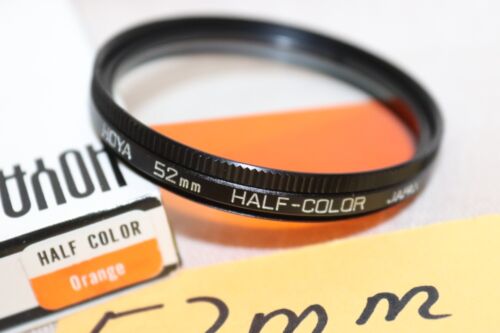 New Vtg HOYA 52mm Half Color ORANGE FILTER Japan 52mm Blue Half Color/Orange Ftr - Picture 4 of 8