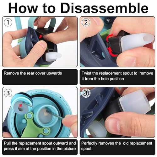 4pcs Water Bottle Bite Valve for Contigo, Water Bottle Mouthpiece