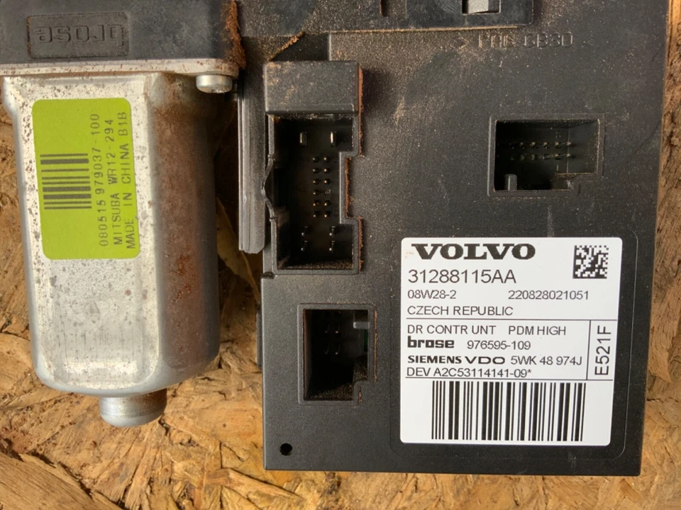 31288115AA 2009 VOLVO C30 T5 motor ventana pasajero hatchback Foto 2 de 4