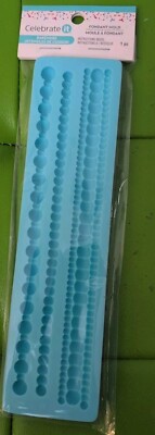 Silicone Fondant Bubble Dots  8'' X 2'' NEW Celebrate It 