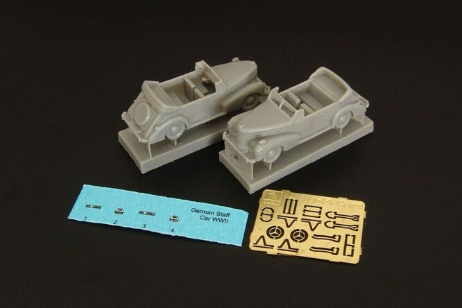 Brengun BRS144039 - 1:144 German Staff Car Cabrio - New