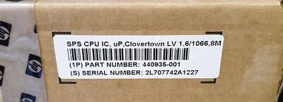 CPU Intel Xeon L5320 Cloverleaf Quad-Core 1.86Ghz 8MB 1066Mhz Cache LGA771 HP - Imagen 1 de 2