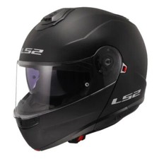 CASCO MODULARE LS2 FF908 STROBE II NERO OPACO DOPPIA VISIERA