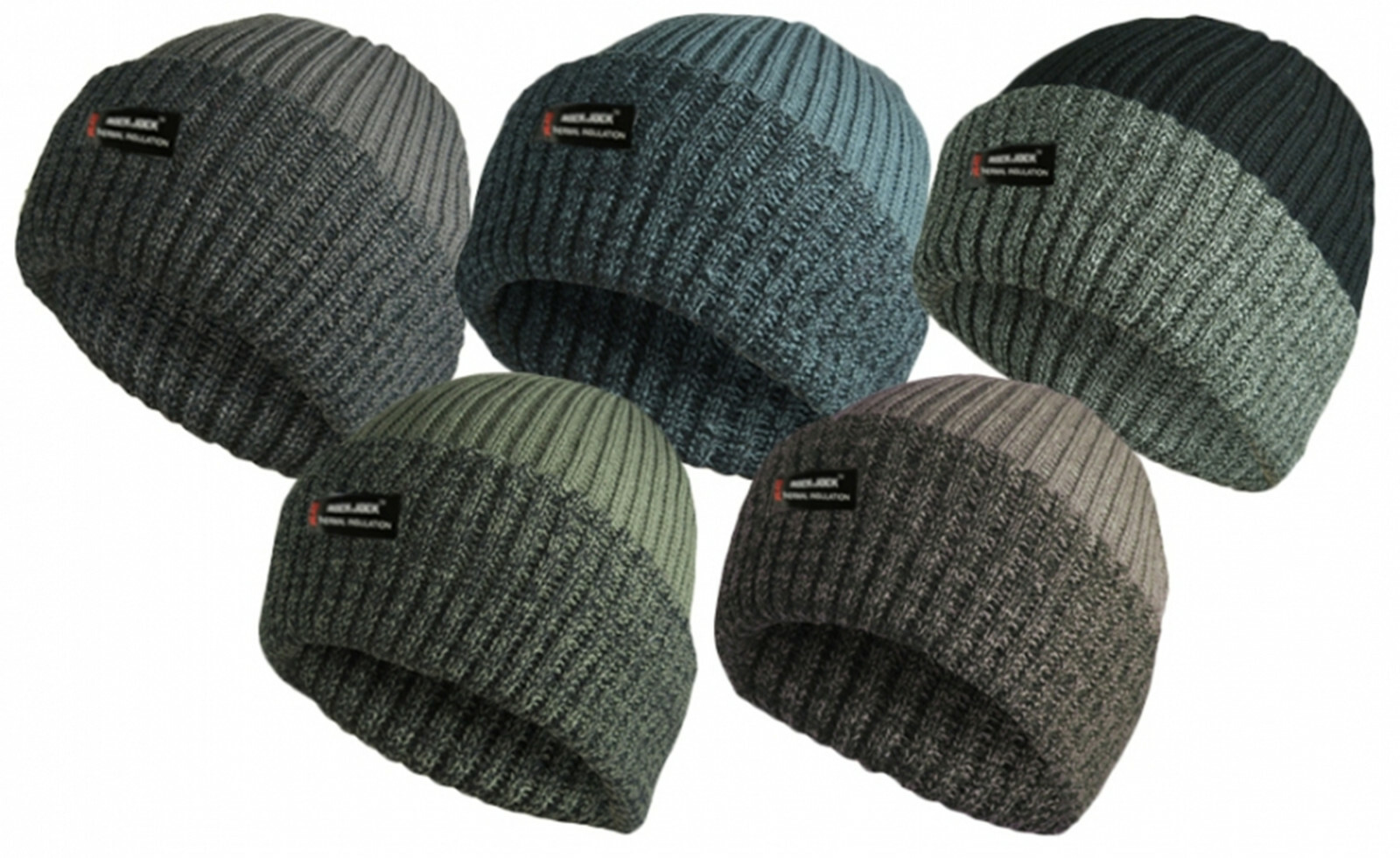 Rockjock Mens Youths Chunky Knitted R40 Advanced Insulated Beanie Hat