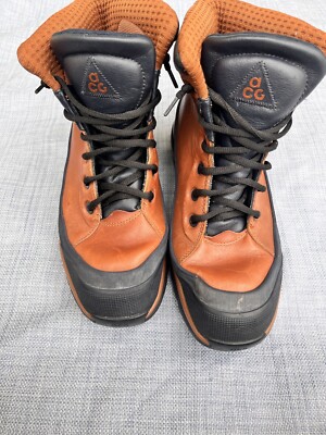 Nike ACG Air Max Conquer Watersheild Boots Men's Size 8 Brown Black 472493-400