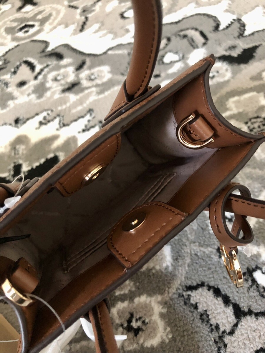 Michael Kors Mercer Extra-Small Pebbled Leather Crossbody Bag With