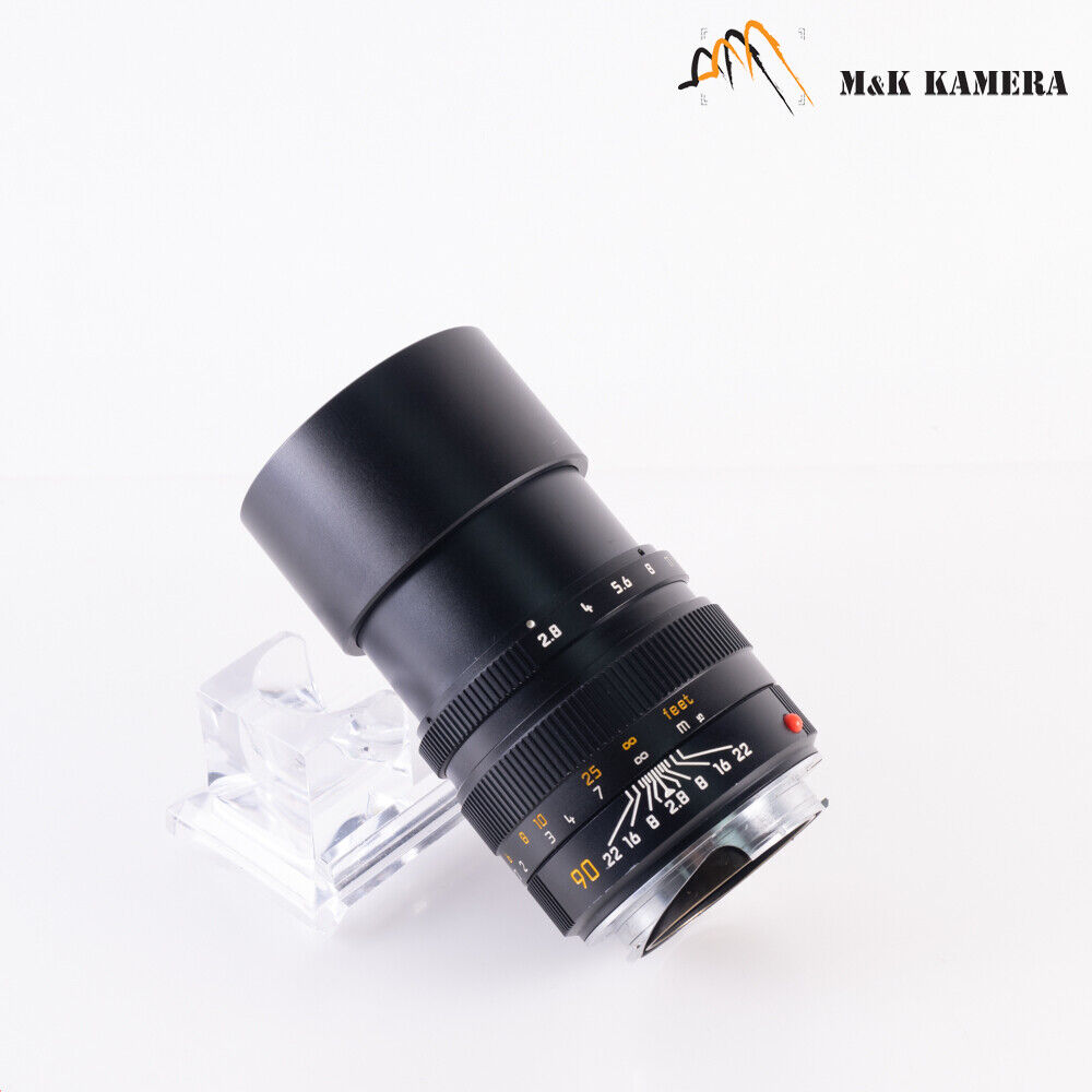 Leica Elmarit-M 90mm/F2.8 E46 Ver.II V2 Black Lens Yr.1991 Leica Elmarit-M 90mm/F2.8 E46 Ver.II V2 Black Lens Yr.1991
