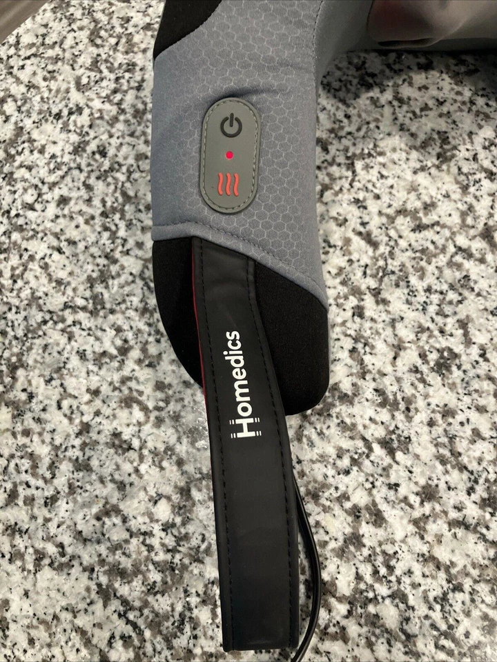 Masajeador de cuello Brookstone con calor y movimiento Shiatsu de amasado profundo Foto 3 de 4