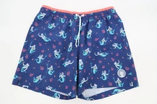 Chubbies Swimming Shorts Men’s Medium 5.5" Triton Of The Seas Lined Swim Trunks