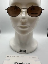 New Vintage Revolution Eyewear With SunShade RE035 Amber 48 23 145