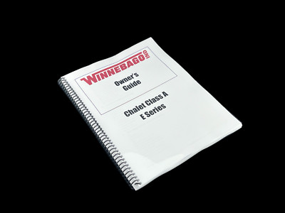 2008 Winnebago Chalet Class A E Series Home Owners Operation Manual User Guide