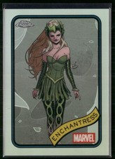 2025 Topps Chrome Marvel #43 Enchantress Refractor