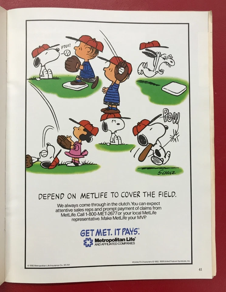 Dave Johnson Signed 1990 Game Program JSA Cert w/COA Baltimore Orioles MLB AUTO! - Image 3 of 4