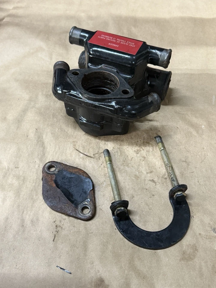 OEM MERCRUISER THERMOSTAT HOUSING PN# 16413A9 / 16413-C1 (B-125) - Image 4 of 4