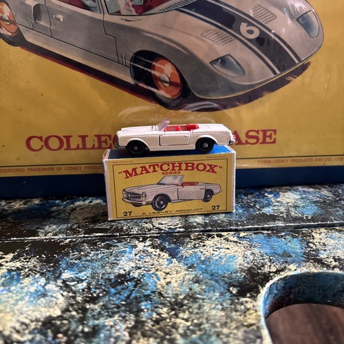 Matchbox Lesney – Mercedes 230SL N°27 – Avec Boîte – Occasion état De Jeu
