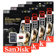 SanDisk Extreme PRO Card 128GB 512GB 1TB - Memory Micro SD