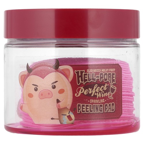 Milky Piggy, Hell-Pore, Perfect Wine Sparkling Peeling Pad , 30 Sheets, 6.76 fl