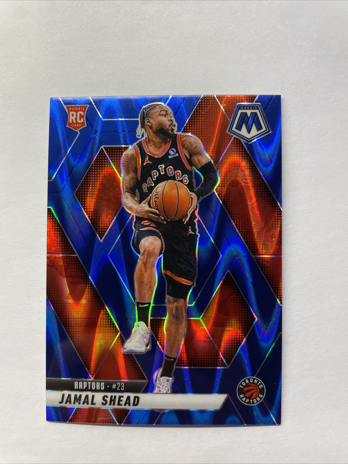 2024-25 Panini Mosaic Rookies Jamal Shead #201 Blue Seismic /149