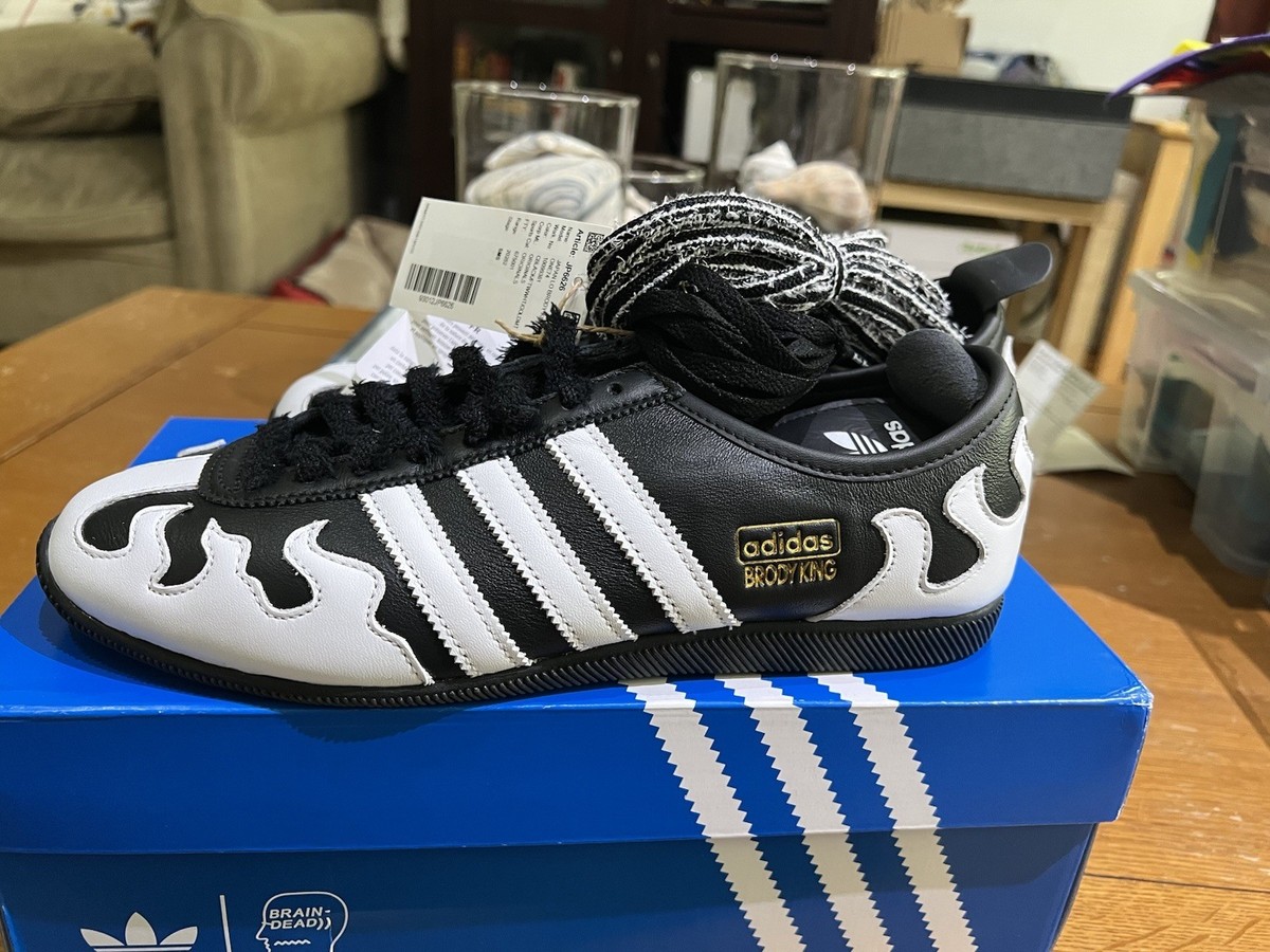 IN HAND - Brain Dead x adidas x Brody King Japan Lo Black/White