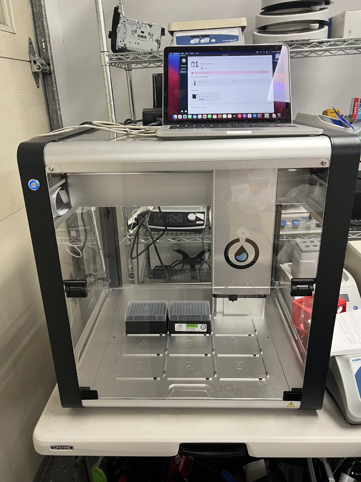 Opentrons OT-2 Pipetting Robot W/ 8 channel P300 Heads Tested (Best Deals)