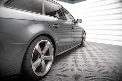 Maxton Design Seitenschweller Ansatz (Paar) V.2 passend für Audi A4 / A4 S-Line