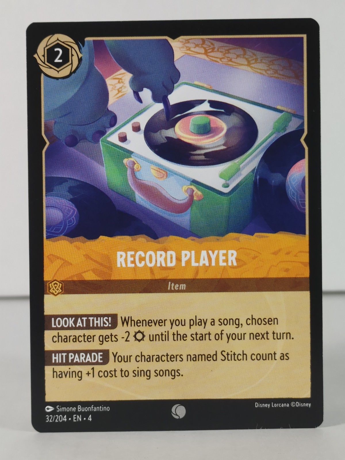 Record Player  - Ursula's Return - LORCANA - 32/204 - singles