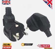 EU Plug Adapter 16A Male Replacement Outlets Rewireable Euro Connector