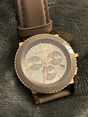 Burberry BU9704 Swiss Made Quartz Movement Chronograph Womens Watch 38 mm