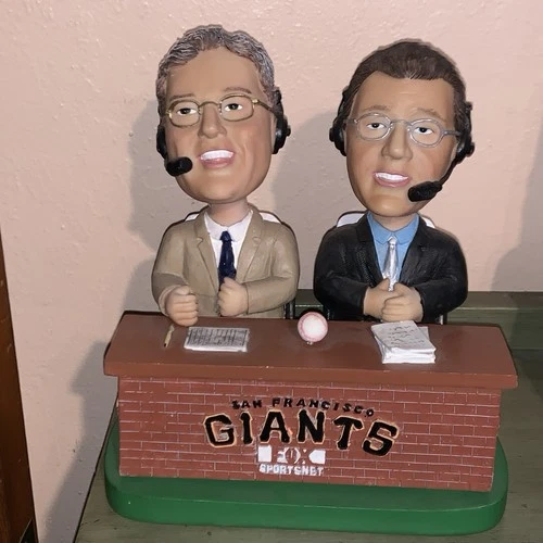 KUIP & KRUK 2002 Giant's bobbleheads. Talking bobbleheads. No Box. Super Rare!!