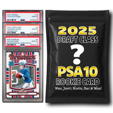 PSA 10 Graded 2025 NFL Football Rookie Draft Class Card Mystery Box