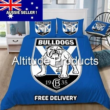 Canterbury Bulldogs Logo Doona / Duvet Cover and 2 Pillow Slips