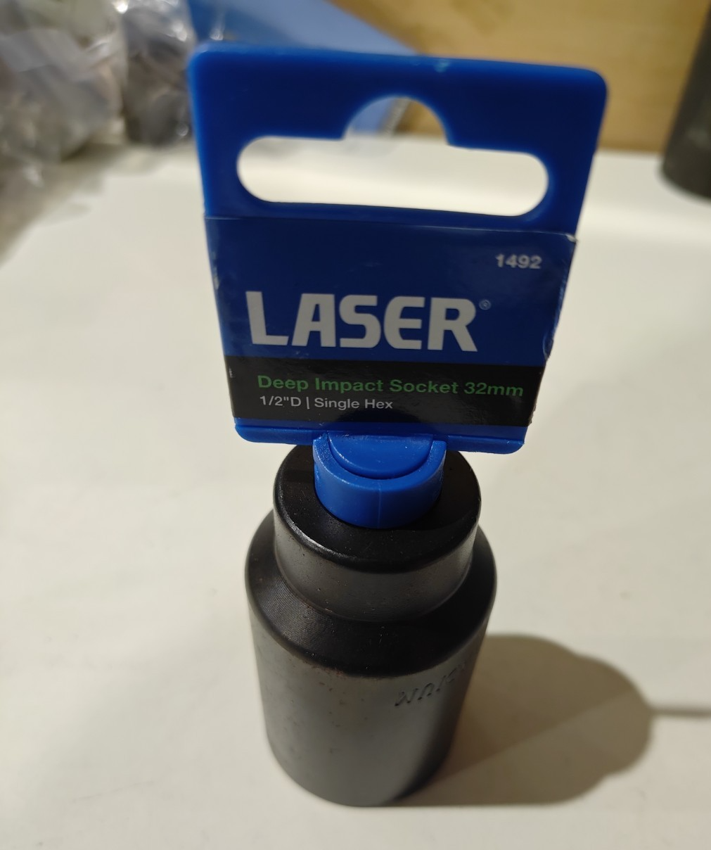 32mm Deep Air Impact Socket 1/2""D Laser 1492
